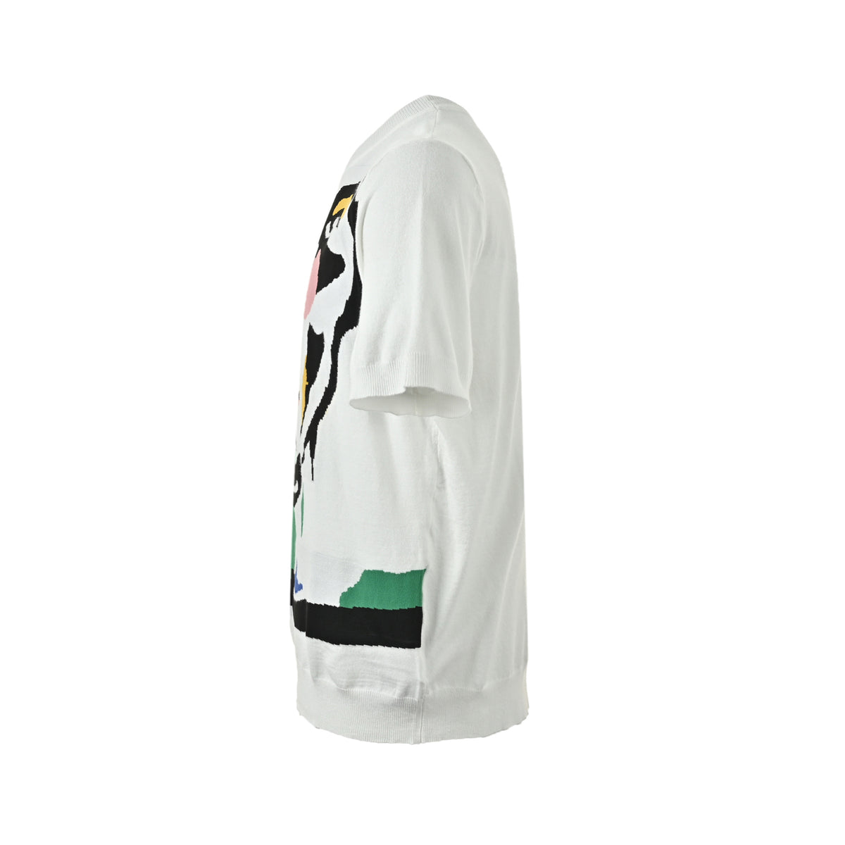 Louis Vuitton portrait jacquard wool knit short sleeves