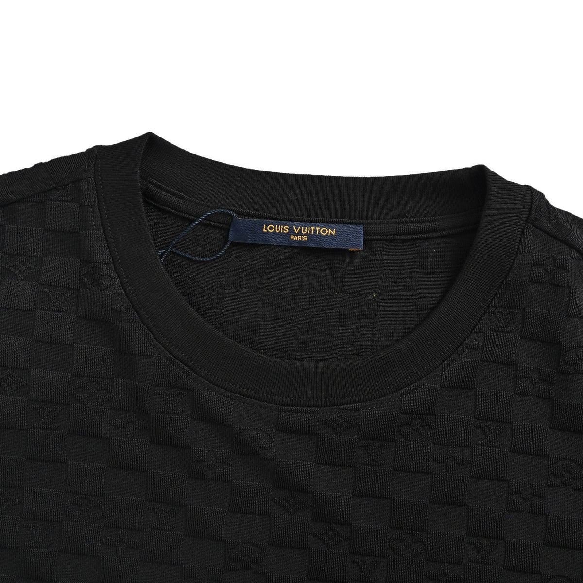 Louis Vuitton presbyopic checkerboard jacquard short sleeves