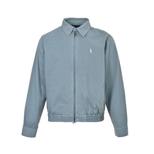 Ralph Lauren 25Fw embroidered logo twill jacket