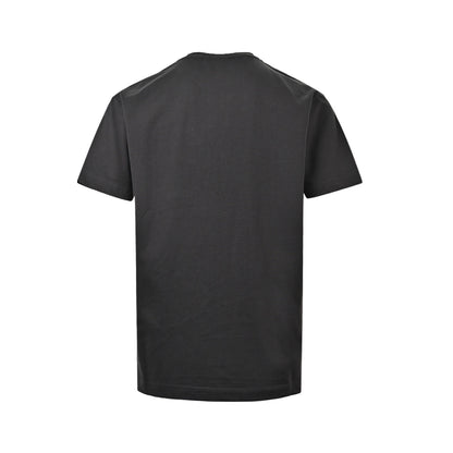 Dior 26ss pocket logo leather stamp short sleeves