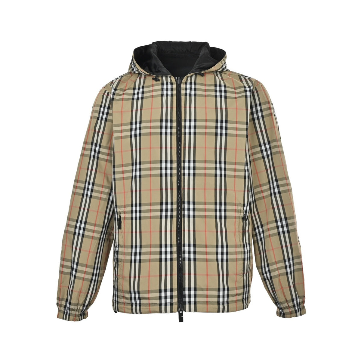 Burberry 25Fw War Horse Round Label Plaid Reversible Jacket