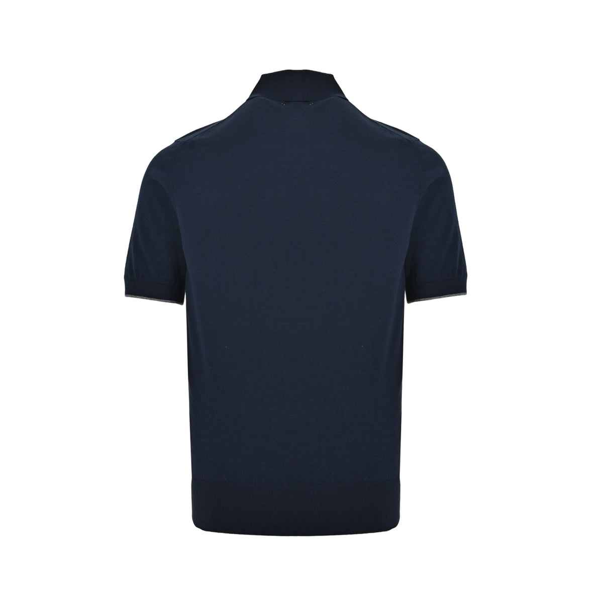 BRUNELLO CUCINELLI BC 26ss Solid Color Embroidered Logo Polo Short Sleeve