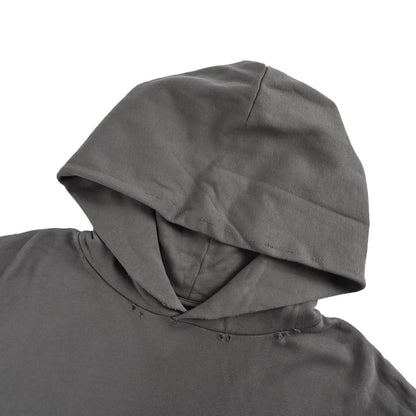 Balenciaga/Balanciaga Coke printed hole distressed hooded sweatshirt