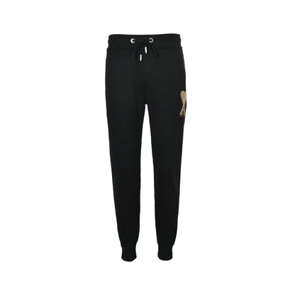 Ami towel embroidered love fleece trousers