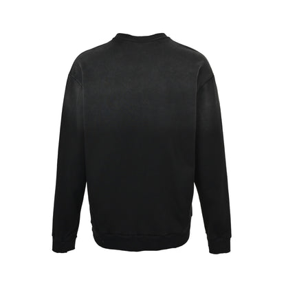 Gucci hand-painted lettering round neck sweatshirt