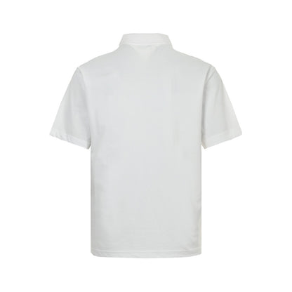 Dior 25ss little blue cat embroidered Polo short sleeves