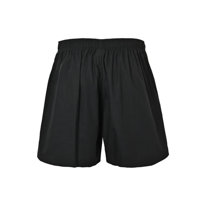 Balenciaga mottled gothic letter print shorts