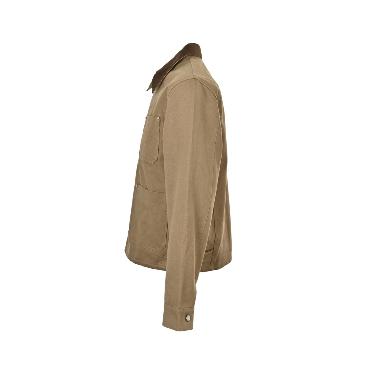 Louis Vuitton Khaki Pocket Cotton Canvas Work Belt Jacket