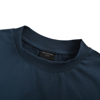 Balenciaga/Balanciaga 25ss wheat ear double B embroidered washed short sleeves