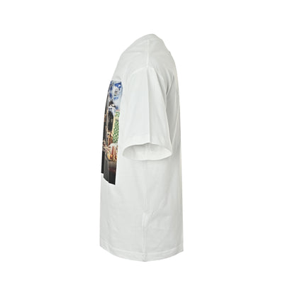 Louis Vuitton oil painting graffiti printed short sleeves