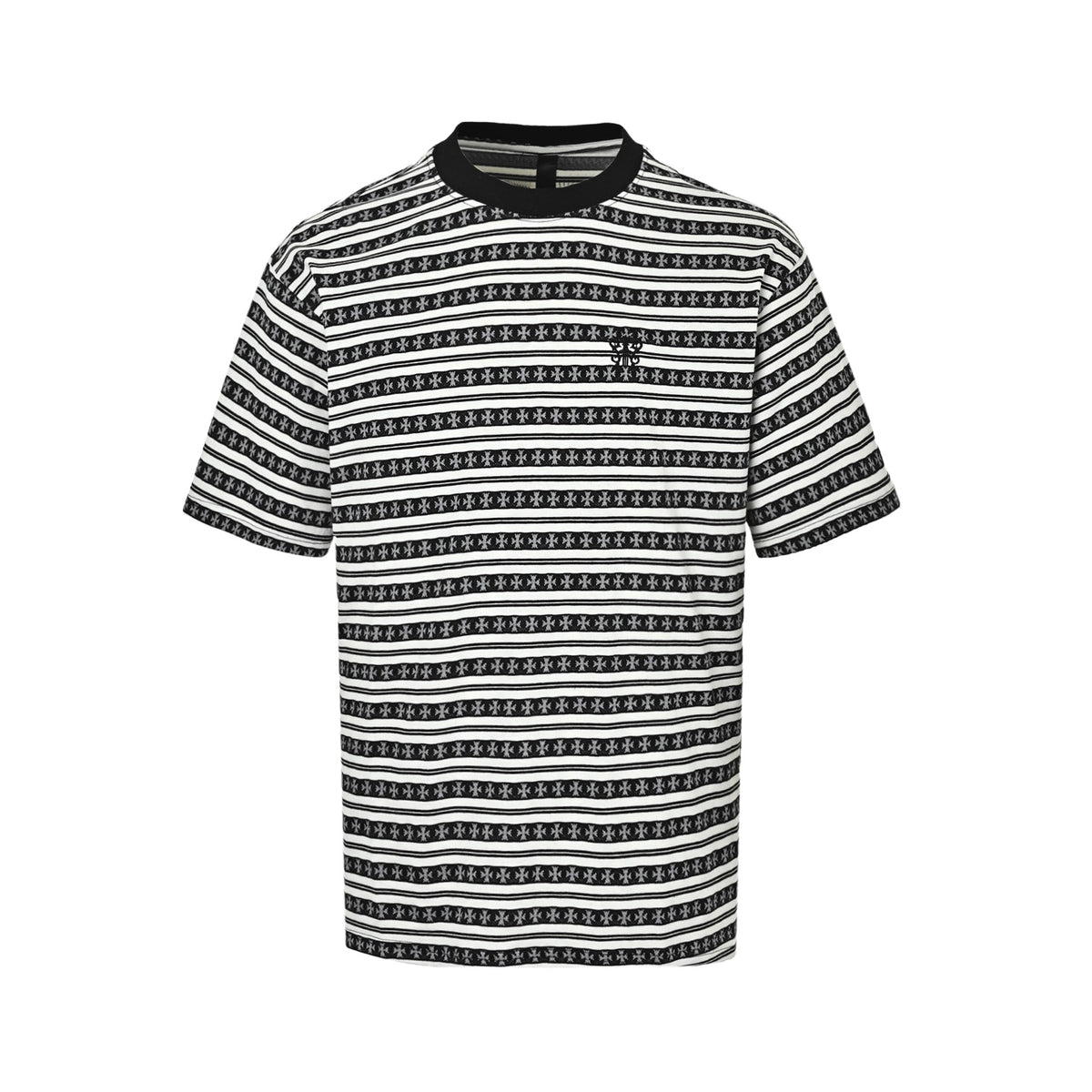 Chrome Hearts/Chrome Heart 25ss striped yarn-dyed short sleeves