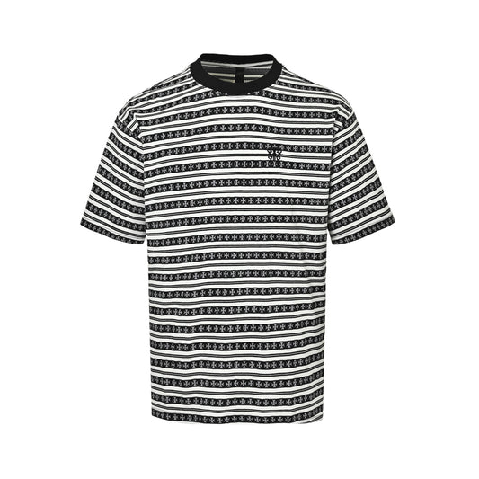 Chrome Hearts/Chrome Heart 25ss striped yarn-dyed short sleeves