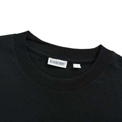 Burberry horizontal striped war horse print short sleeves