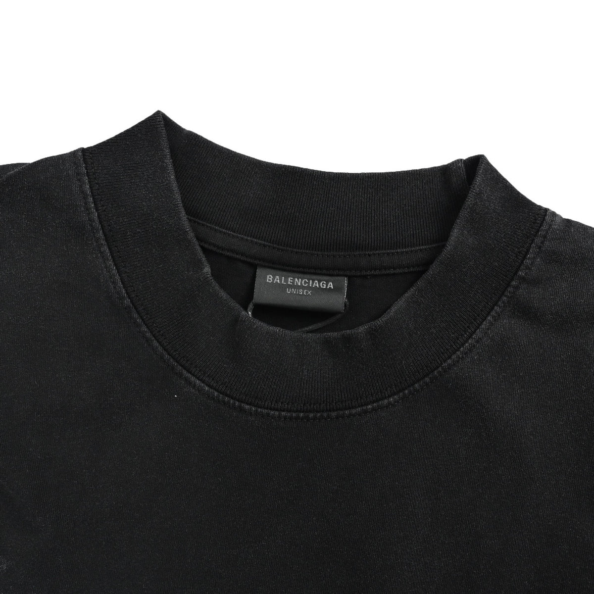 Balenciaga 26ss blurred cola print washed short-sleeve