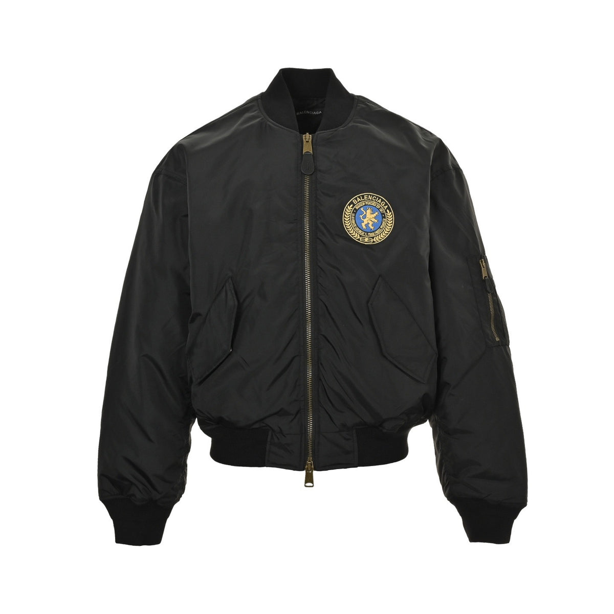 Balenciaga/Balanciaga 25Fw Manchester United logo embroidered flying cotton jacket