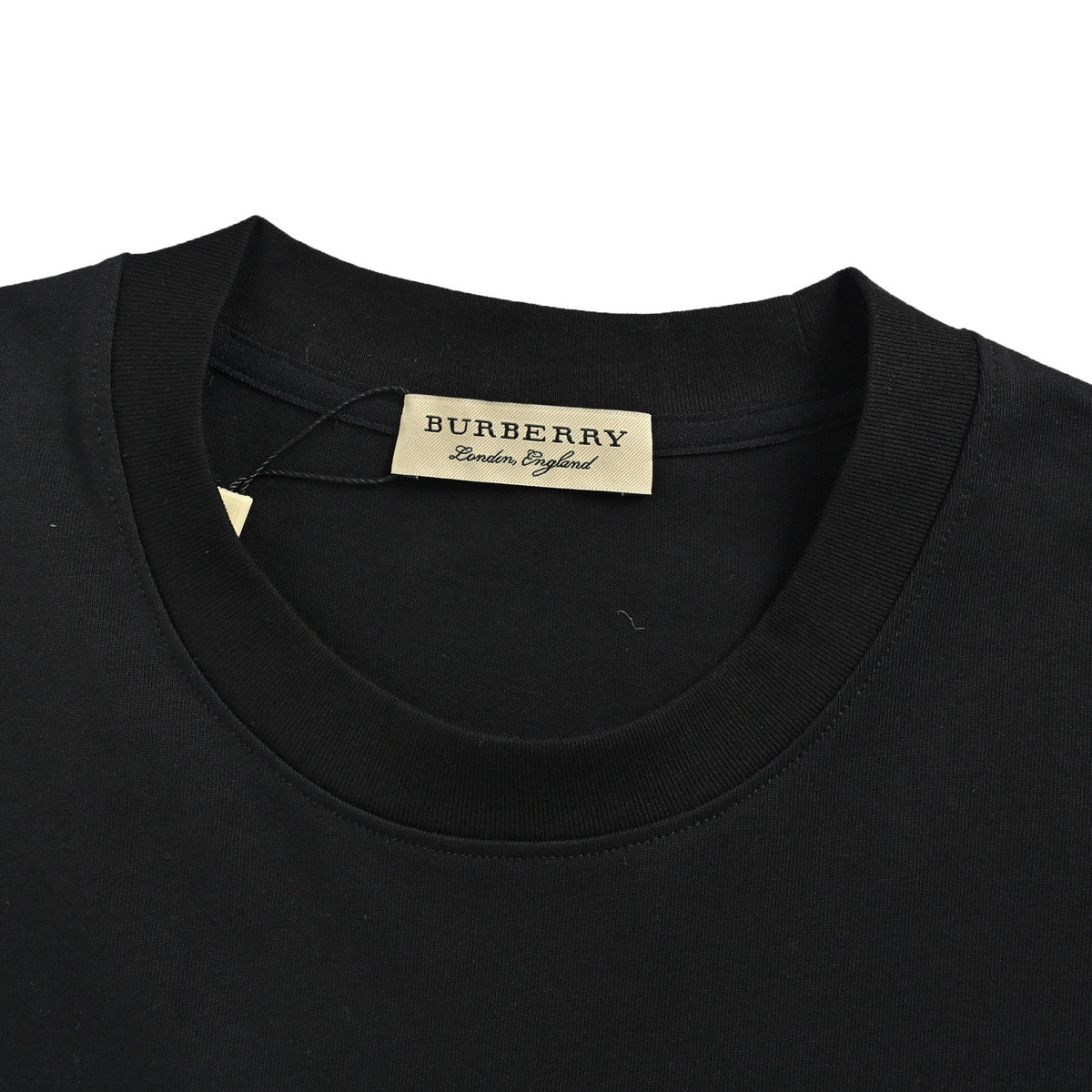 Burberry plaid signature letter war horse print short sleeves