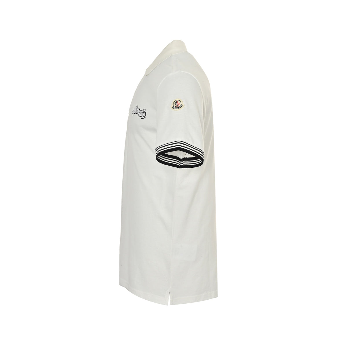 Moncler/Mask 25ss Embroidered Logo Polo Short Sleeve