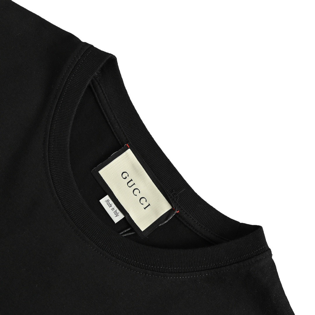 Gucci classic double G belt printed short sleeves