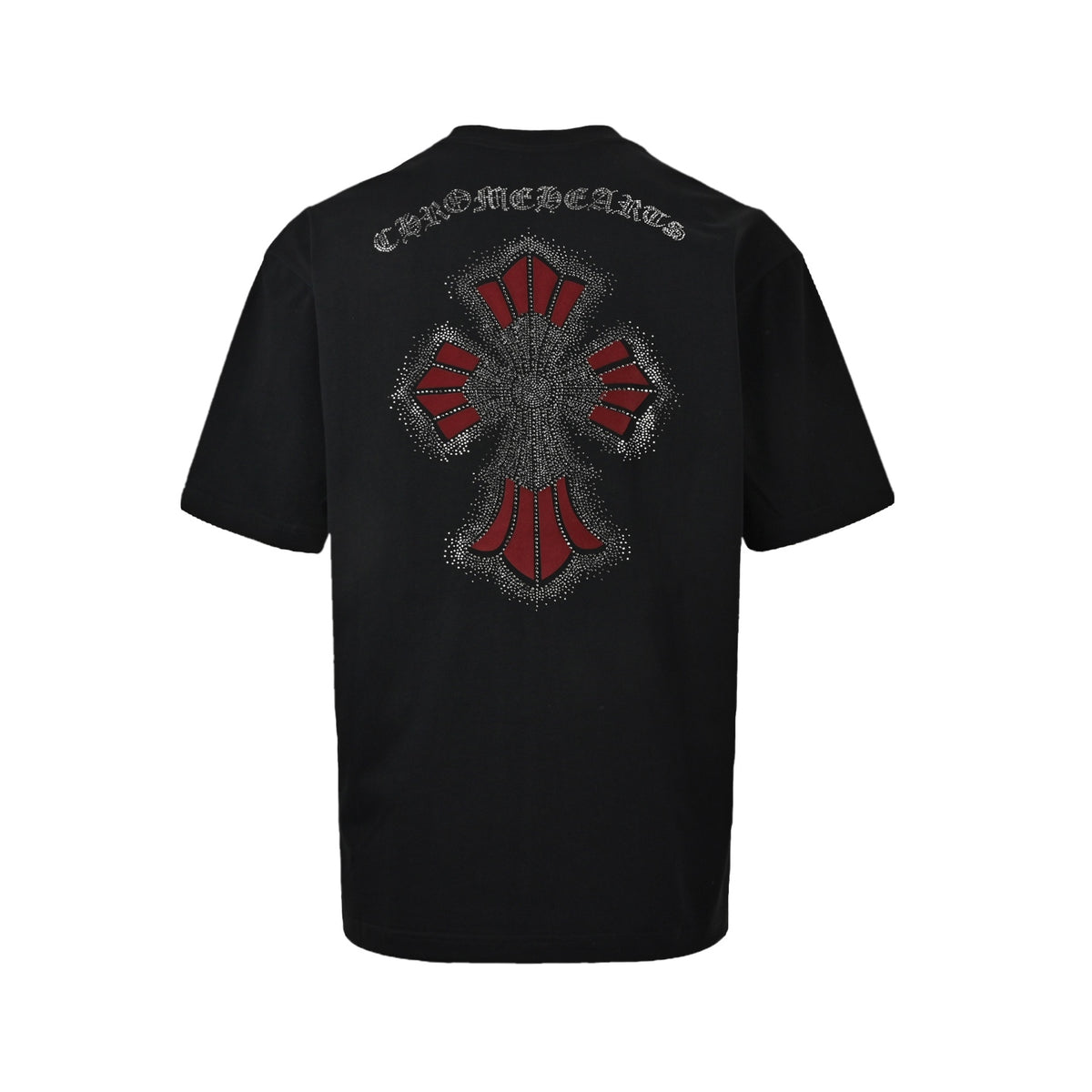 Chrome Hearts/Chrome Heart Hot Diamond Cross Short Sleeve