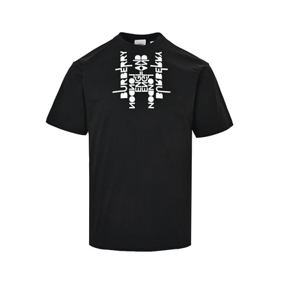 Burberry letter logo printed short sleeves