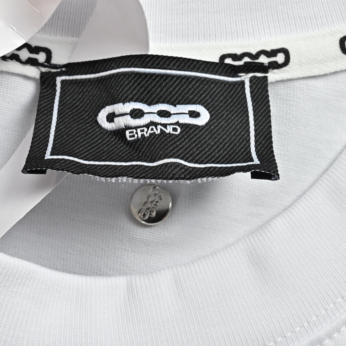 GOODBRAND 26ss three-dimensional small flower rope embroidery hot rhinestone short sleeves