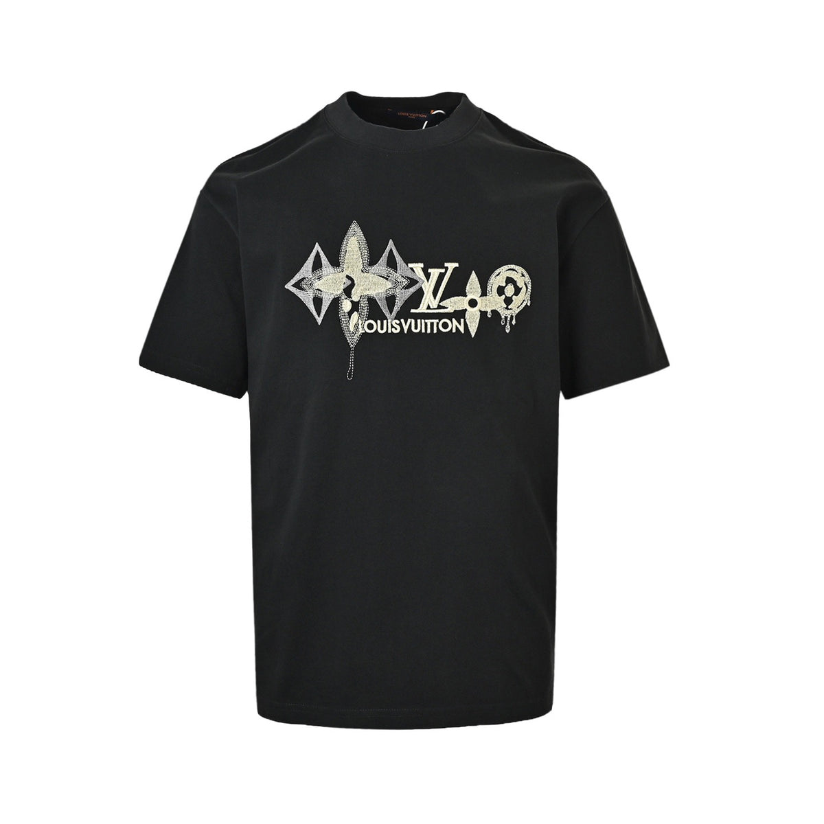 Louis Vuitton presbyopia logo embroidered short sleeves