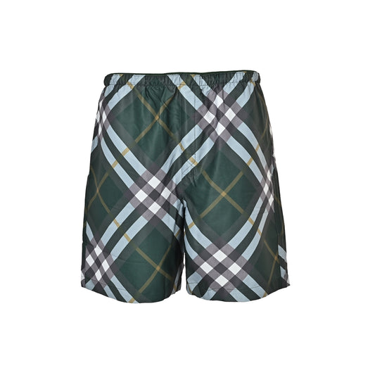 Burberry diagonal mesh-lined beach shorts