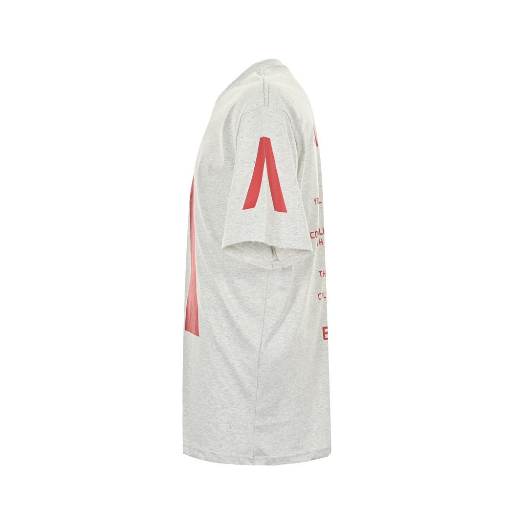 Balenciaga Music Capsule Series Cracked Arrow Print Short Sleeves