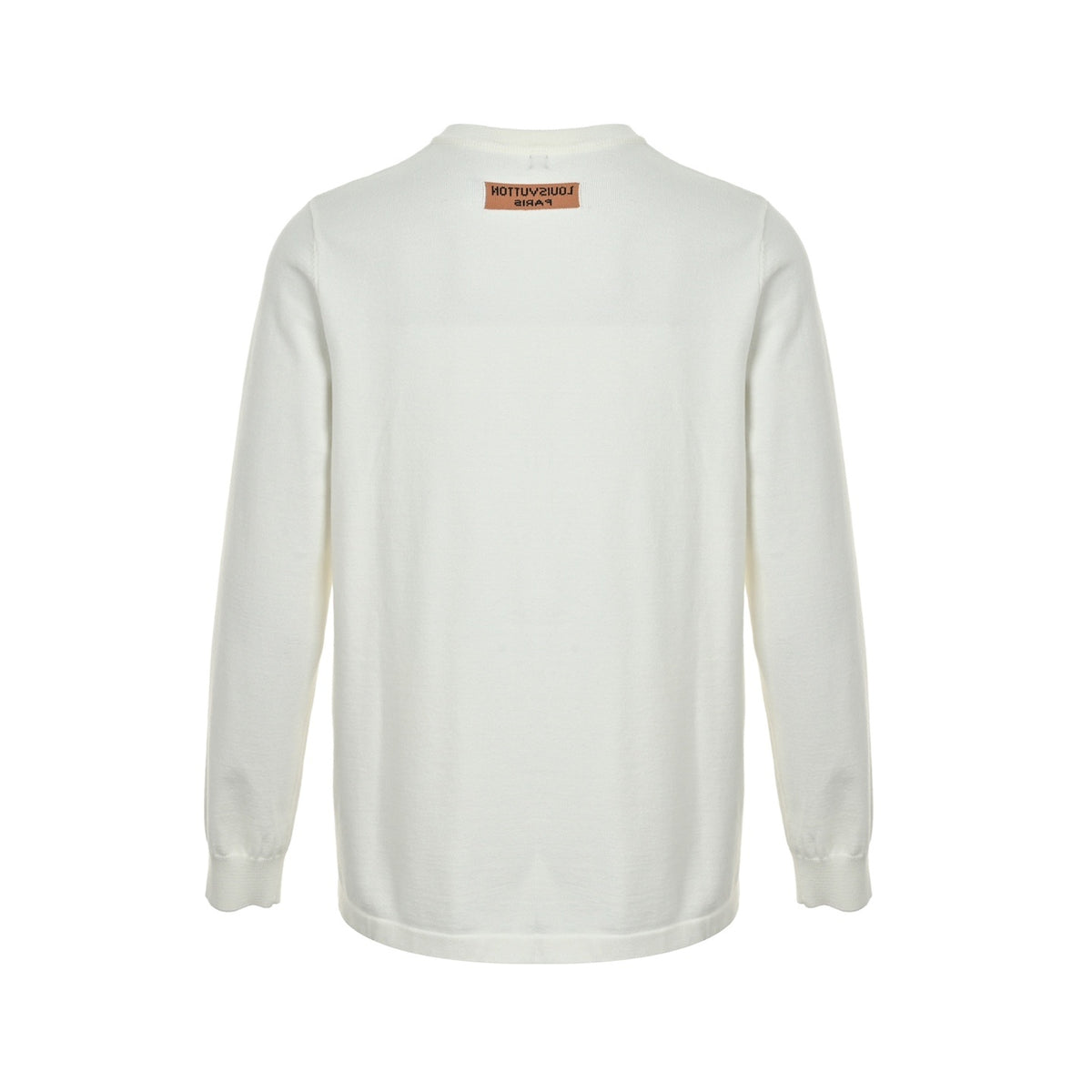 Louis Vuitton 25Fw childlike paper airplane jacquard knitted sweater