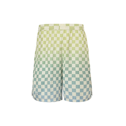 Louis Vuitton gradient checkerboard shorts