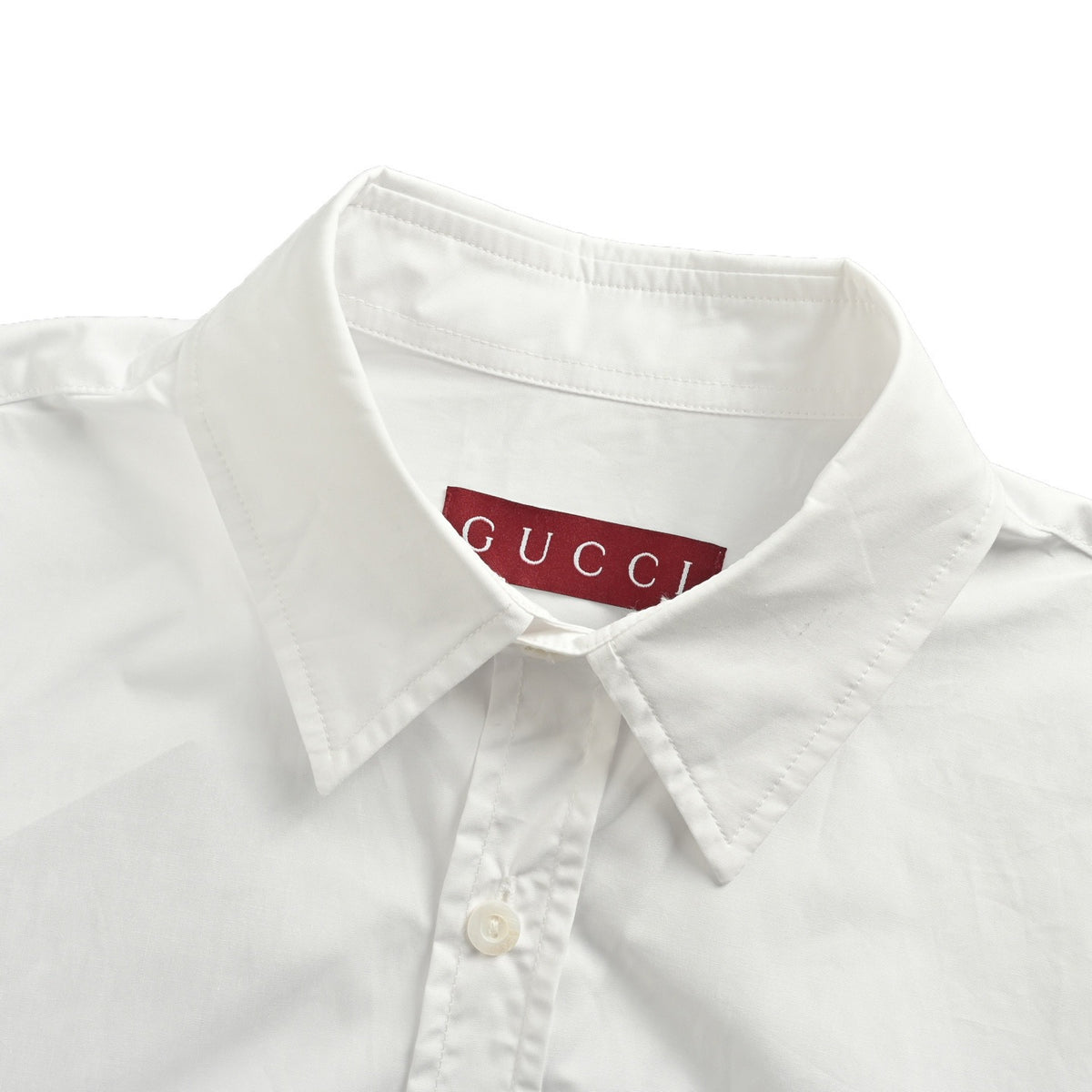 Gucci 24ss square frame G letter laminated short-sleeved shirt