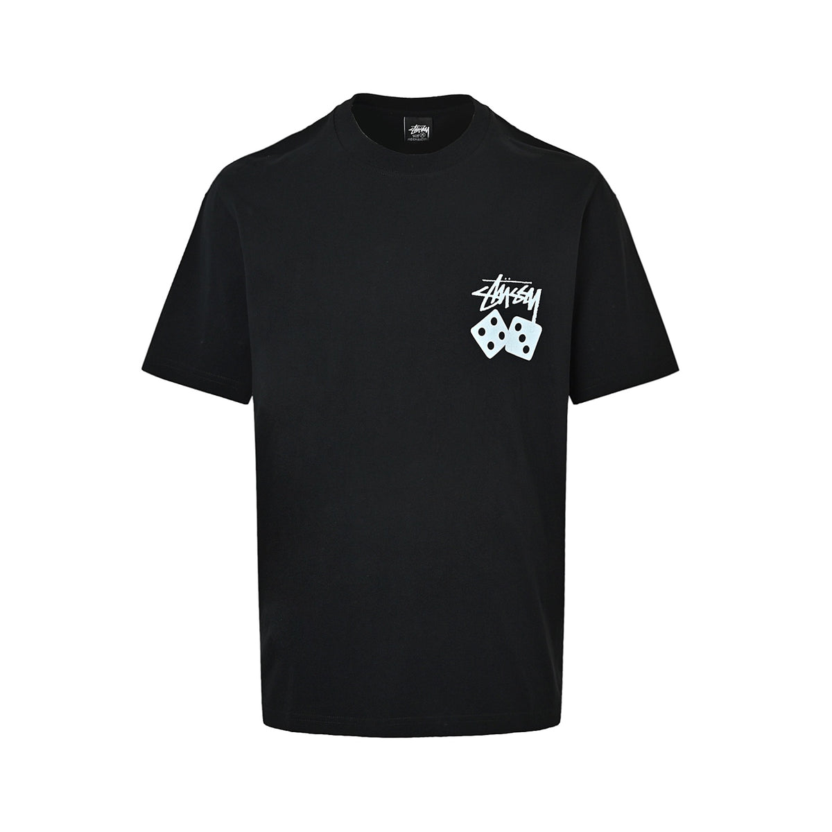 Stussy dice series printed round neck short sleeves