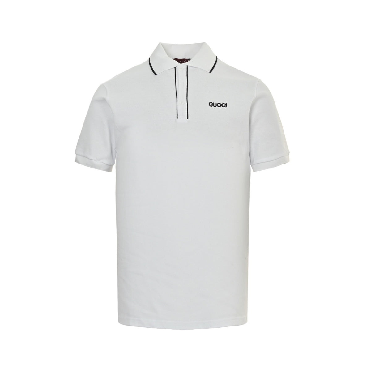 Gucci 25ss embroidered letter small label Polo short sleeves