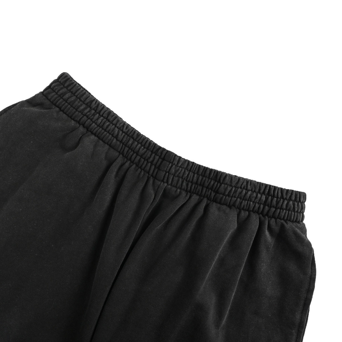 Balenciaga/Balanciaga 25ss wheat double B red label embroidered washed shorts
