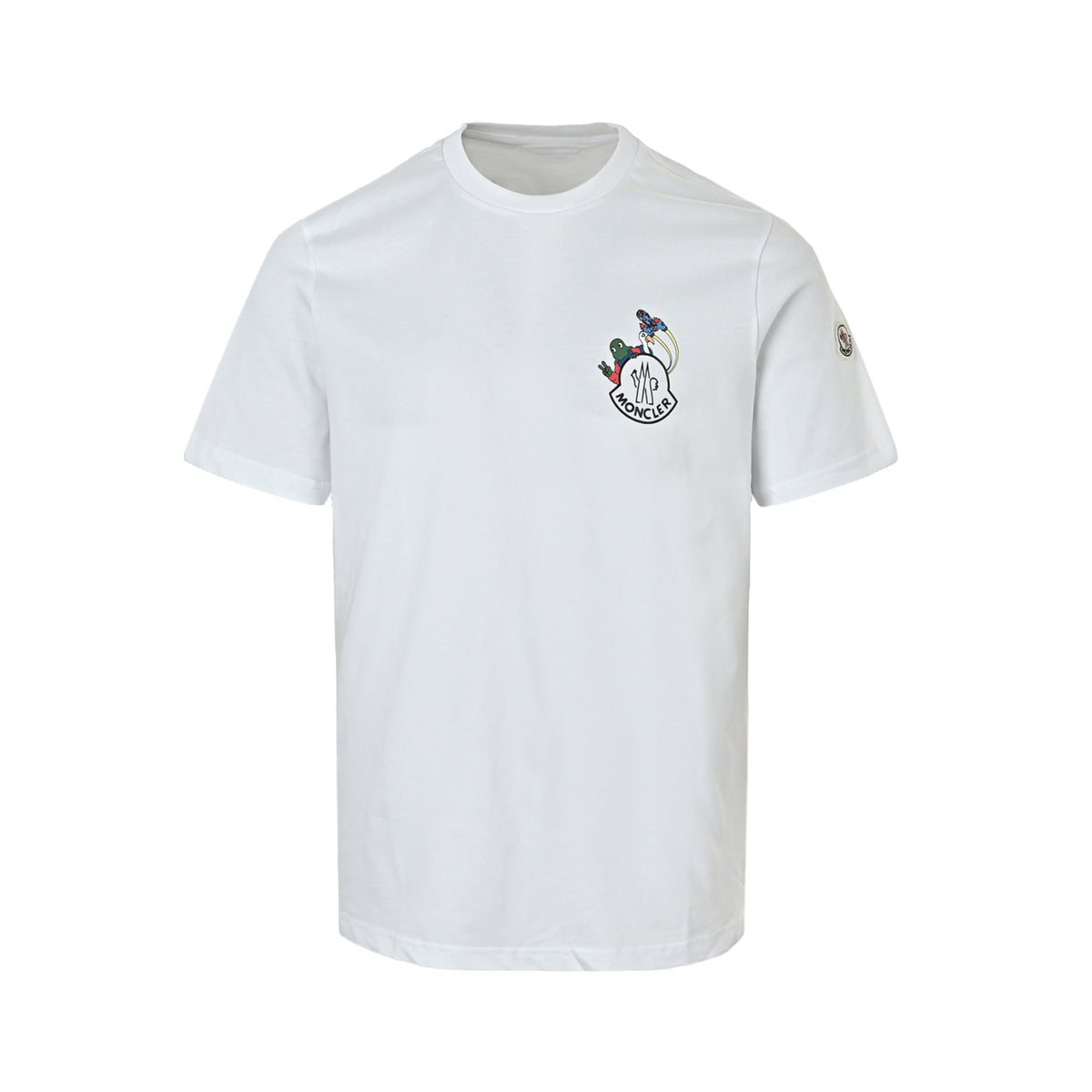 Moncler/Mask SpaceMonDuck Cartoon Duck Short Sleeve