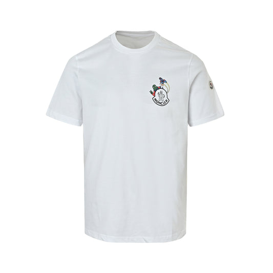 Moncler/Mask SpaceMonDuck Cartoon Duck Short Sleeve