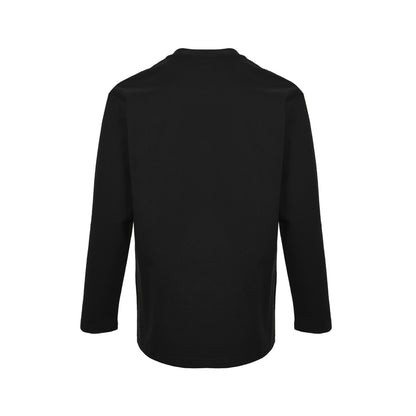 Burberry plaid war horse embroidery long-sleeved T-shirt