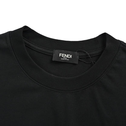 FENDI FF brushstroke graffiti printed short sleeves