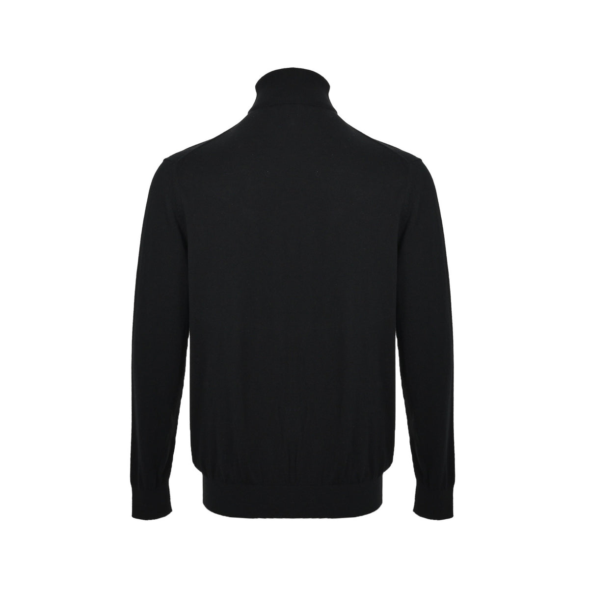 Prada collared jacquard turtleneck sweater