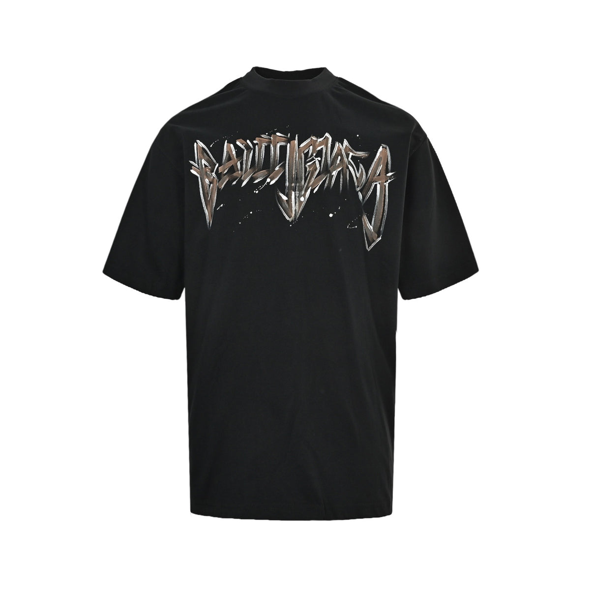 Balenciaga Double B hand-painted graffiti short sleeves