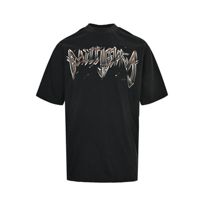 Balenciaga Double B hand-painted graffiti short sleeves