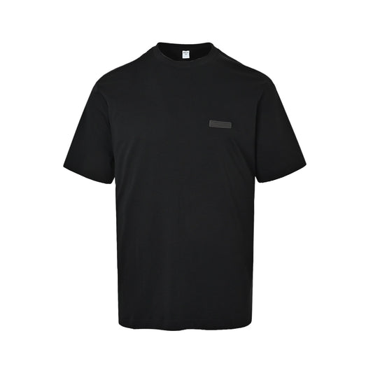 Berluti leather label crew neck short sleeves