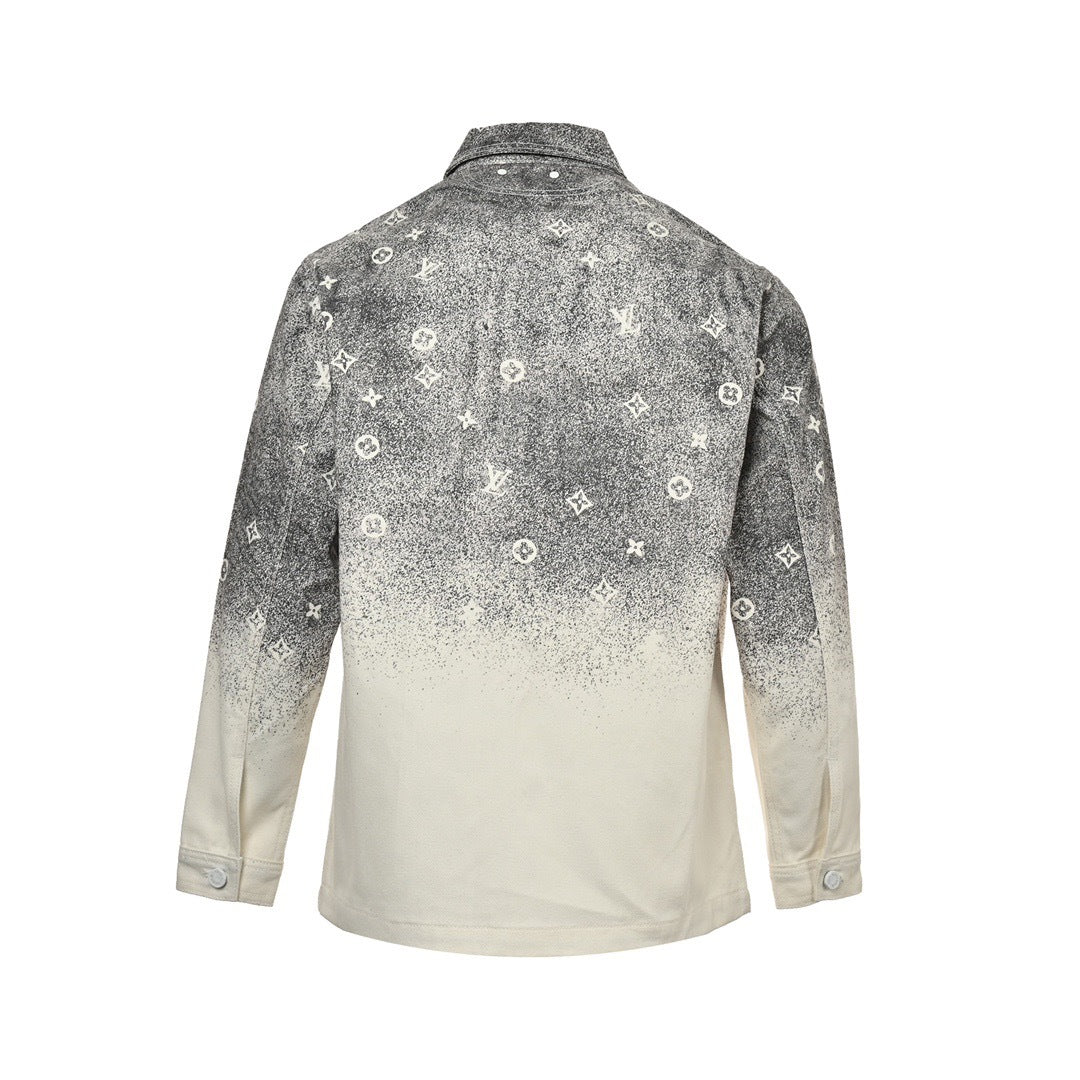Louis Vuitton starry sky rendering presbyopic gradient denim shirt jacket