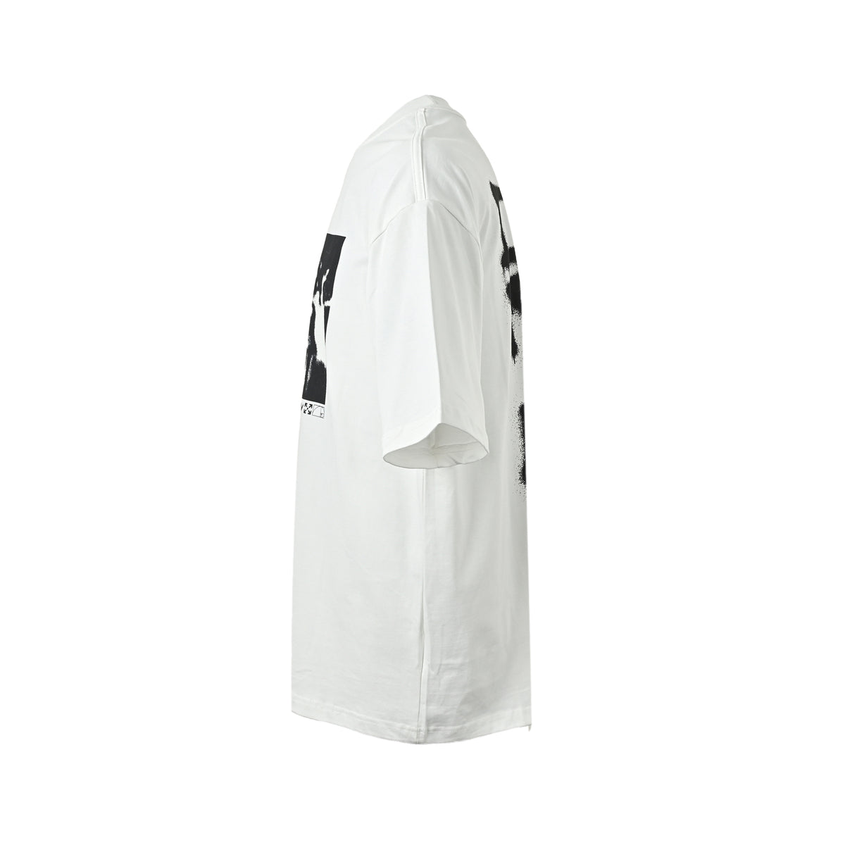 OFF WHITE band portrait spray paint arrow print short sleeves
