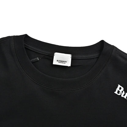 Burberry 26ss symmetrical war horse short sleeves