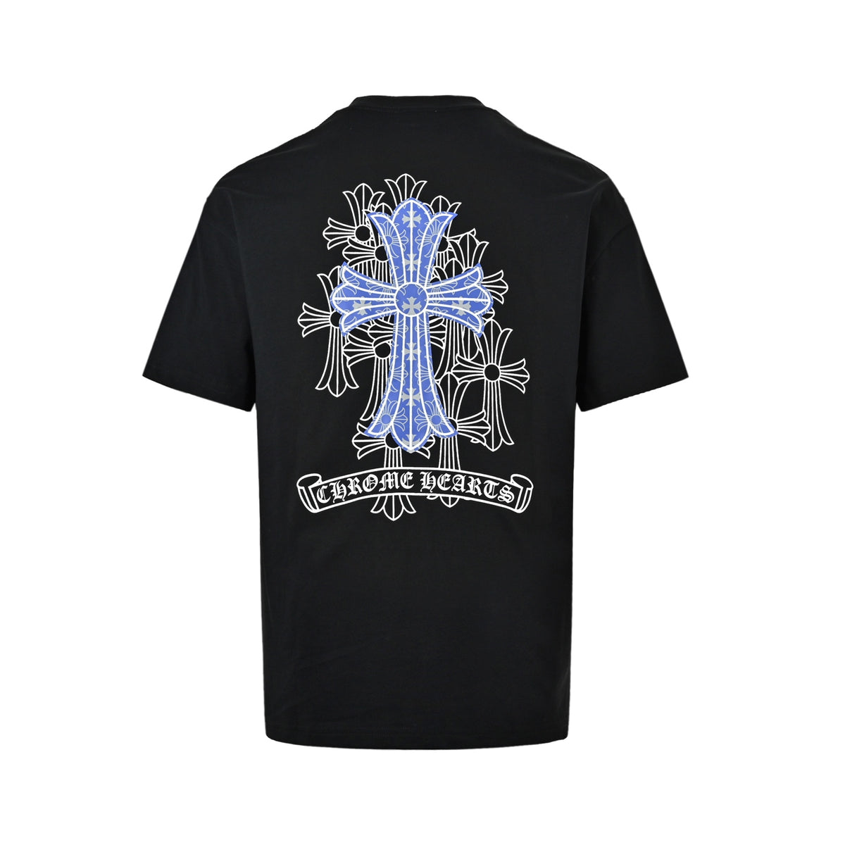 Chrome Hearts/Chrome Heart Blue Multiple Cross Short Sleeves