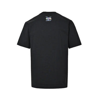 Louis Vuitton 26ss LV gesture letter laminated printed short sleeves