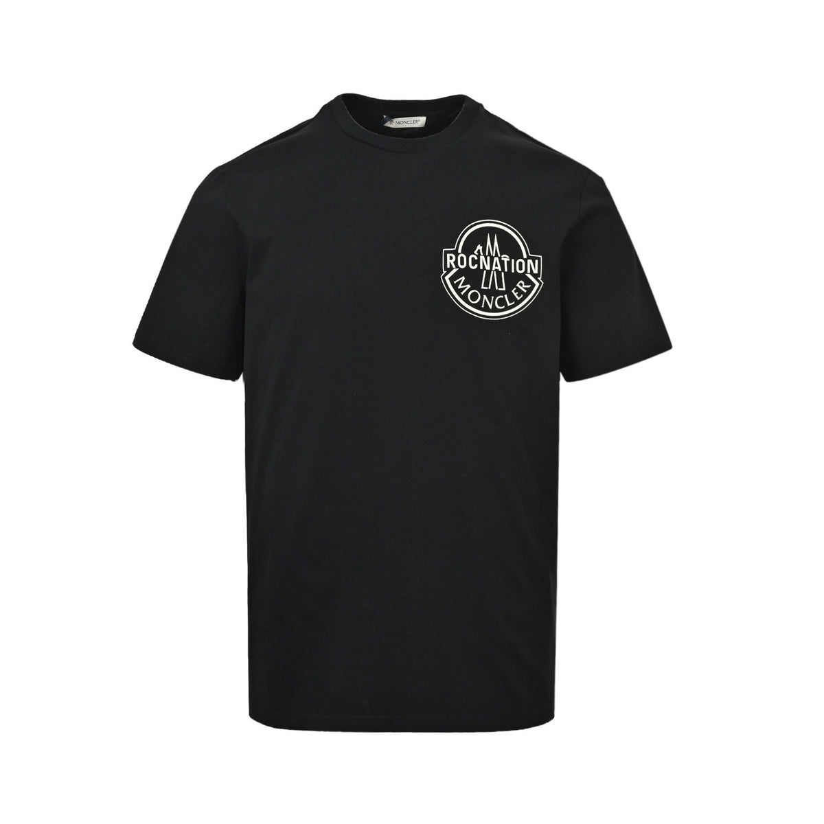 Moncler/Mask ROCNATION letter logo laminated short sleeves