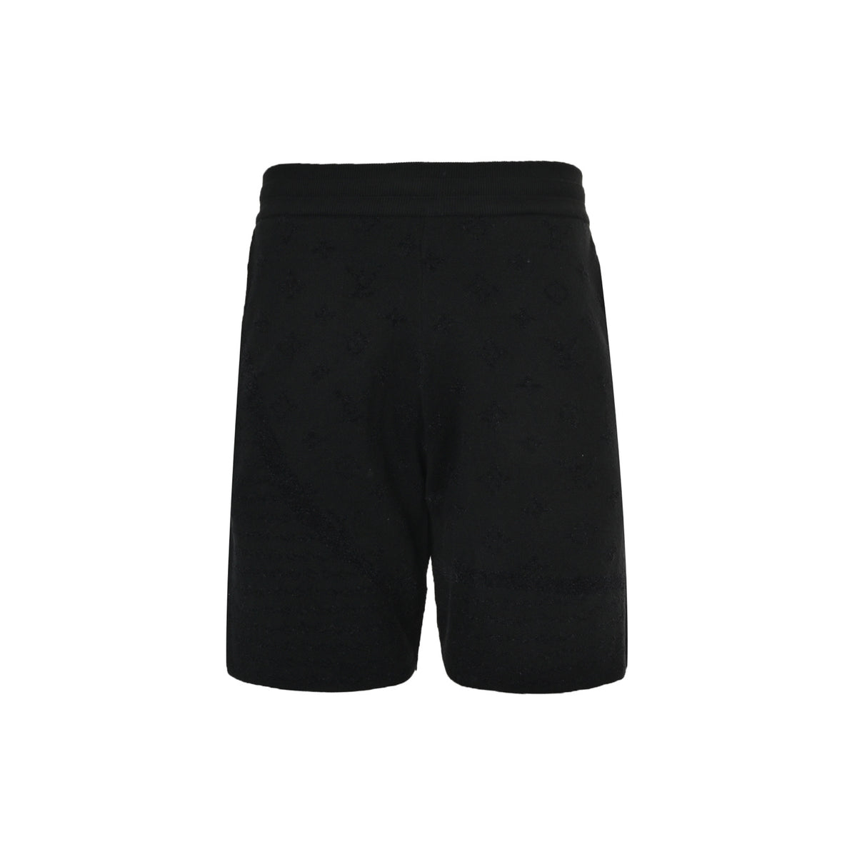 Louis Vuitton 25ss dark pattern old flower jacquard knitted shorts