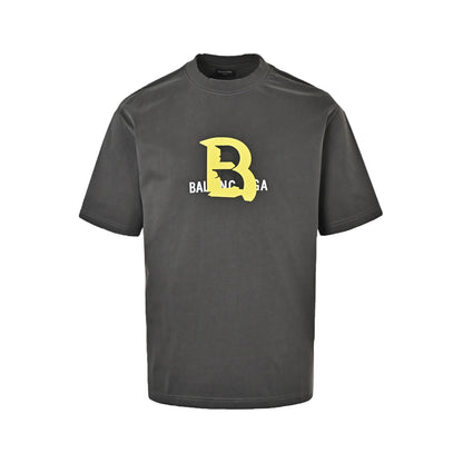 Balenciaga big B logo letter printed short sleeves